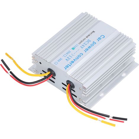 Convertisseur de puissance abaisseur DC 24V vers 12V 15A 180W régulateur de tension pour voiture (1/5)