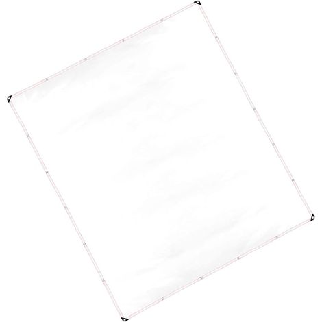3x2.5m Clear Waterproof Tarp for Plants Canopy Heavy Duty Tarp for Camping Fishing Gardening Pet Hutch Roof (1/5)