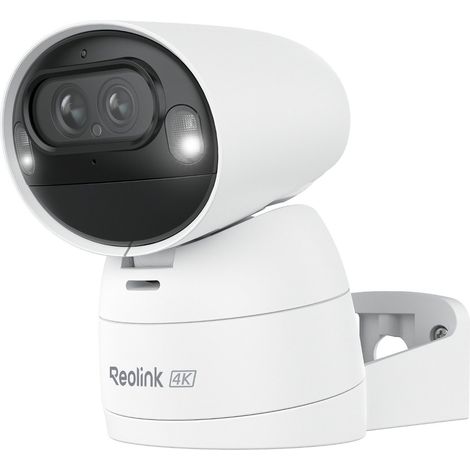 Reolink – Caméra de surveillance 4K 8MP WiFi double bande – Vision nocturne couleur jusqu'à 15m – Détection automatique personnes/véhicules – Suivi zoom automatique (1/5)