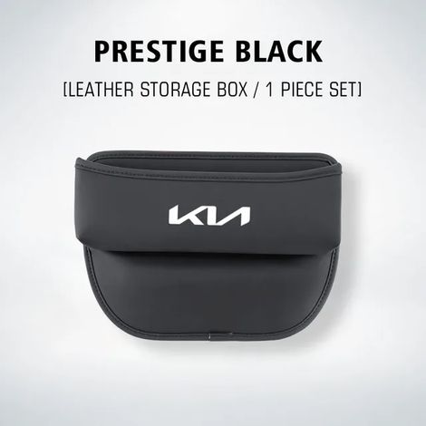 (C-Noir) Boîte de rangement étanche pour l'espace entre les sièges auto, compatible avec KIA Ceed, Sportage, Rio, K5, Optima, Cerato, Proceed, Venga, Sedona et Stonic. (1/5)