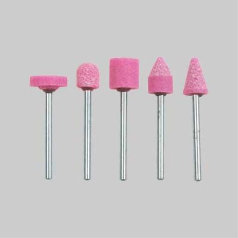 Serie mole abrasive 'pg' 5 pezzi - gambo ø 6 mm PG PROFESSIONAL