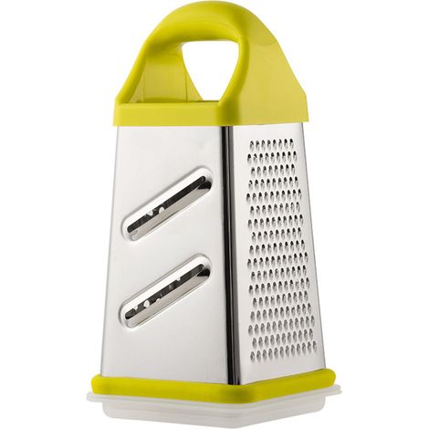 Râpe À Légumes - Râpe Quadruple Face En Acier Inoxydable - Pour Cuisiner Légumes Et Fruits - 1 Pièce