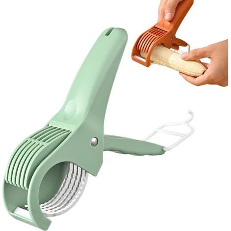 [JAMAIS UTILISÉ] Broyeur De Laitue, Hachoir À Salade - Trancheuse À Fruits Manuelle Portable,Éplucheur De Légumes, Outils De Cuisine, Hachoir À Salade Créatif Pour Laitue Aux Fraises (1/4)