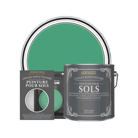 Peinture pour Sols Chalky - Émeraude (1/3)