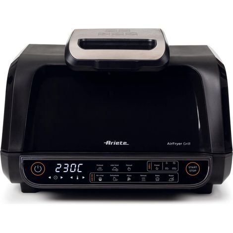 ARIETE Friggitrice Ad Aria Air Fryer 2 In 1 Nero