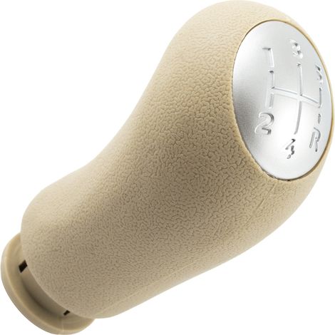 Pomello del cambio beige per Renault Clio III 05-09 (1/5)