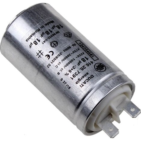 Electrolux - condensatore - 18µf - 1240344612 - 7321429670814