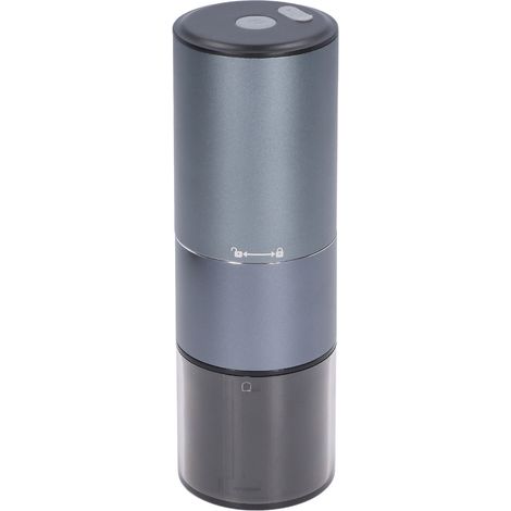 Tragbare elektrische Kaffeemühle mit Energiesparmodus, mattiertem Metallgehäuse, leicht zu reinigen, kleine Kaffeemühle (1/5)