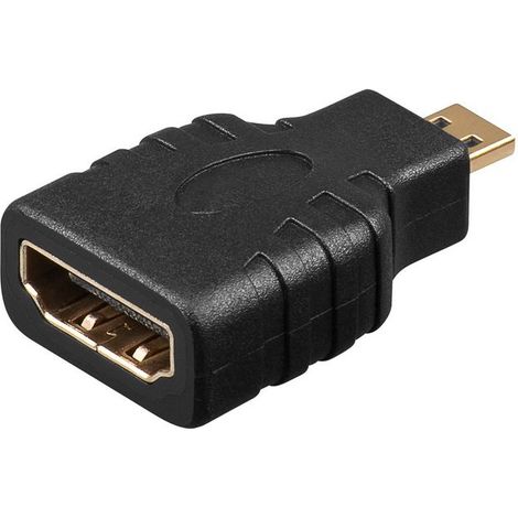 Adattatore HDMI™, Micro connettore HDMI™ (tipo D)  Presa HDMI™ (tipo A).