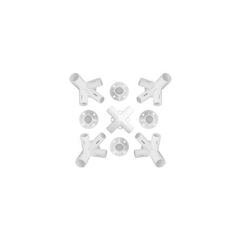 9 Pièces de Rechange pour tonnelle 3 x 3 m Auvent Tente Pieds Coin Centre Tente Accessoires pièces de Rechange pour Voyage de Camping en Plein air (1/5)