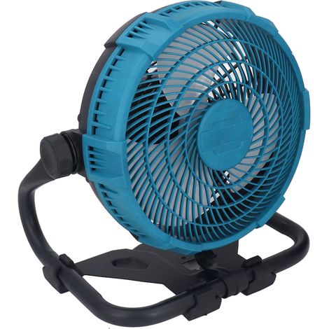 Ventilateur de chantier 30 cm (12 pouces) à vitesse et angle réglables, silencieux, portable, sans fil, alimenté par batterie, prise UE 100-240 V (1/5)