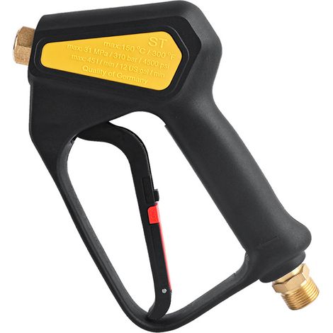 Pistola De Alta Presion - 200 Bar - Rotacion 360 Grados - Ajuste Flujo 0-15 L Min - Compatible Con Lavadoras De Alta Presion - 1 Unidad (1/5)