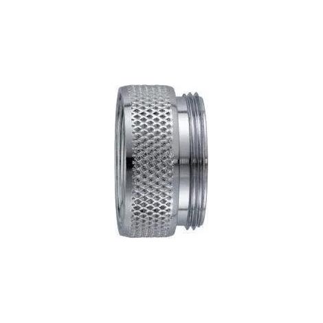Riduzione per aeratore, ottone cromato maschio 22x100, femmina 15x21