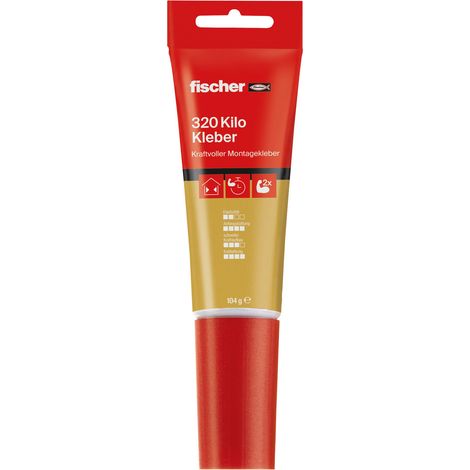 Fischer GOW Montagekleber 320 Kilo Kleber Tube 80 ml - 545861 (1/5)
