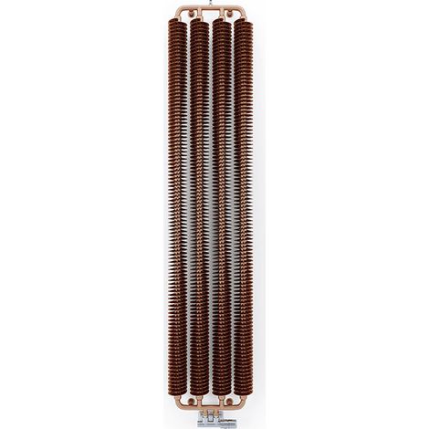 Radiateur eau chaude cuivré de 1940mm de haut et 390mm de large - 989 Watt - RIB1920/390VZXCOP (1/5)