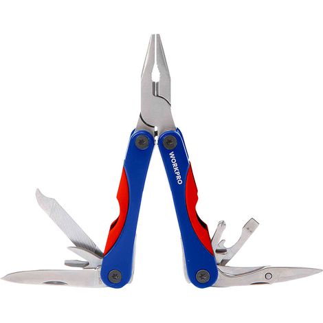Mini Pince Multi-outils Compacte, 12 Fonctions Essentielles - Workpro