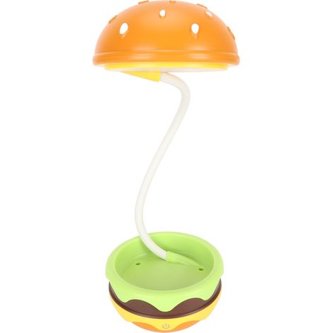 Leselampe für Kinder im Hamburger-Stil, flexibler Schwanenhals, USB-aufladbar, warmes und weiches Licht, Schreibtischlampe für Zuhause, Schule und Büro (1/5)