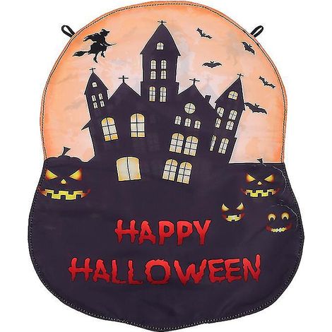 2 Stück Gartenfahnen für Halloween-Dekorationen