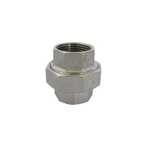 RACCORD CONIQUE FF EN ACIER INOXYDABLE Taille : 3/8"