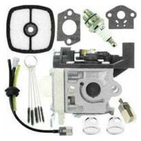 CARBURORTEUR CARB Reconstruction de tuyaux de Carburant et d'ampoules d'amorçage pour Zama RB-K94 Kit de carburateur Echo SRM-265 SRM-265ES Tondeleur (Color : Silver-1 Set Carburetor) (1/4)
