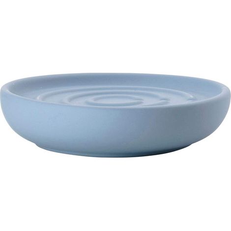 Porte-Savon en Porcelaine avec revêtement Doux Bleu (1/3)
