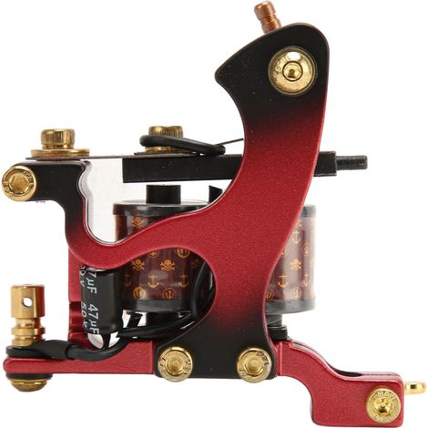 Tatouage Machine Bobine 10 Tours Cuivre Rouge 251A, Outil de Tatouage Professionnel pour Liner (1/5)