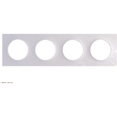 Plaque Odace Styl Schneider 4 postes Cobalt (1/3)