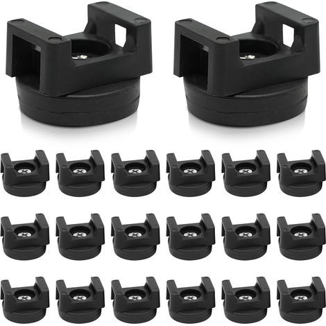 20er-Pack magnetische Kabelclips, 22-mm-Basis, Kabelorganisator, Kabelmanagement für den Schreibtisch, magnetischer Kabelorganisator (1/5)