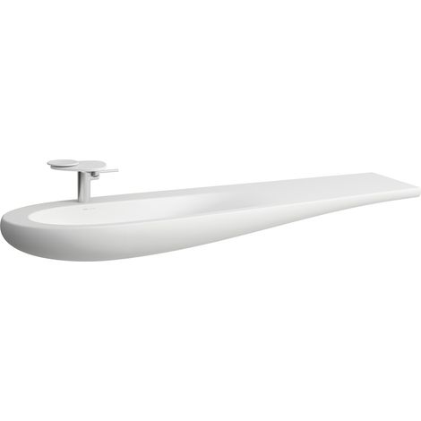 LAUFEN Alessi one Lavabo, à encastrer, sans trou pour robinet,