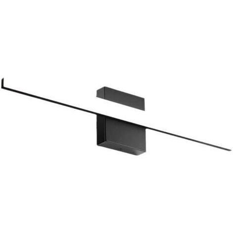 BUNTHAUS Noir,Luminaires de Salle de Bain à LED 9 W, Éclairage de Vanité à LED de 40cm, Interrupteur Chaînette 1100 lm pour Salles Bains Dressings et les Espaces de Vie