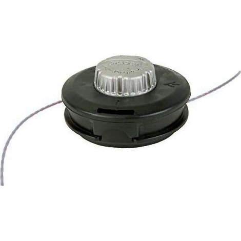 Universal cutting head with ground feed, compatible with most straight handle brush cutters of 33 cc and above