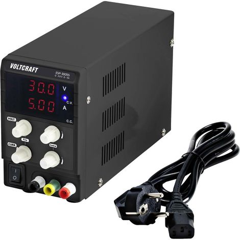 [NEUWERTIG] Voltcraft Esp 3005 S Labornetzgerät 0   30 V 0   5 A 150 W Steckanschluss 4 Mm B-Ware