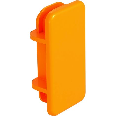 OBO Bettermann Tapa de extremo para riel de perfil MS 21 41x21mm Polietileno naranja pastel RAL 2003, 1122904