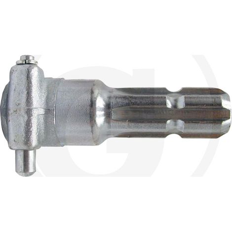 Prolunga con pulsante trattore agricolo 1 38/'' 6 denti 6147500138138175