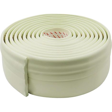 Plinthe autocollante - 10 cm x 5 m - Plinthe souple, flexible et DIY pour cuisine, salle de bain, mur et sol (1/5)