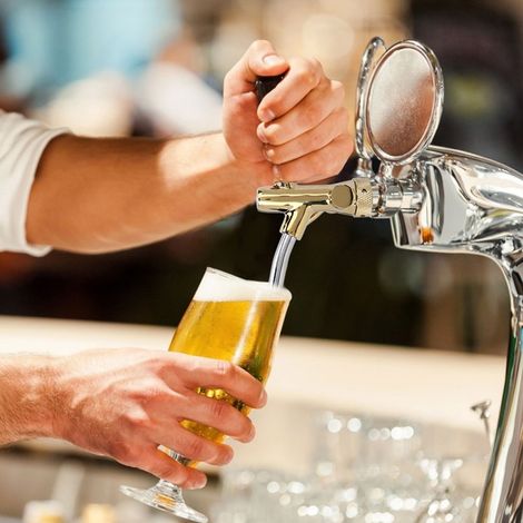 Robinet à bière en acier inoxydable réglable avec raccord à verrouillage à bille pour fût de bière maison, vin et boissons (1/5)