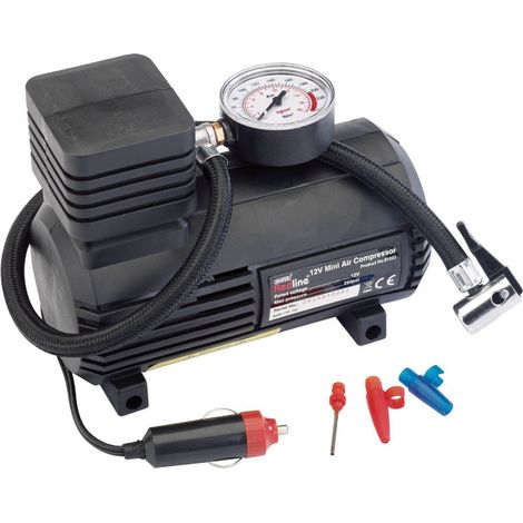Draper 12V Mini Analogue Air Compressor 250PSI Max - 81023 (1/3)