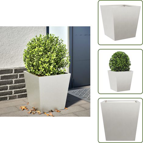 Pflanzkübel 40x40x40 cm Edelstahl - Pflanzkübel - Blumenkübel - Pflanzgefäß - Blumenkasten (1/5)