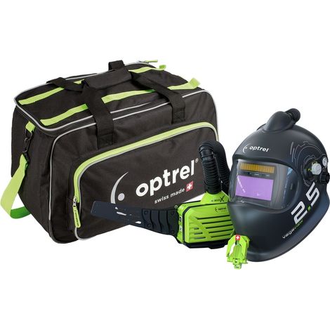 ELMAG Optrel e3000X mit vegaview 2.5 -TC (4580.050), Automatik Schweißhelm inkl. Frischluftsystem, DIN 2,5/8-12, inkl. Atemschutzsystem e3000X TH3 1 (1/2)