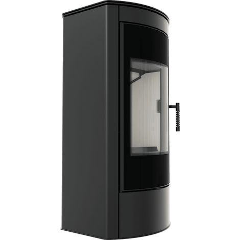 Kaminofen aus Stahl KRATKI TITAN Panorama Ø 150 11 kW (1/5)