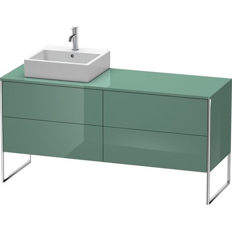 Meuble sous-vasque XSQUARE 778x1600x548m avec éclairage li jade