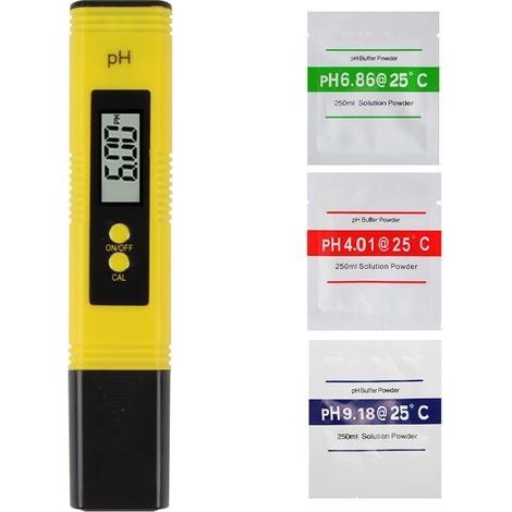 Ph Mètre Électronique Testeur Ph Mètre, avec Écran LCD, Plage de Testeur de Ph 0,00-14,00 Ph (1/5)