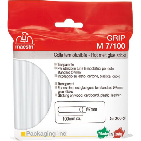 COLLA TERMOFUSIBILE lung. mm 100 - Ø mm 7 cf. 200 gr.  - ROMEO MAESTRI