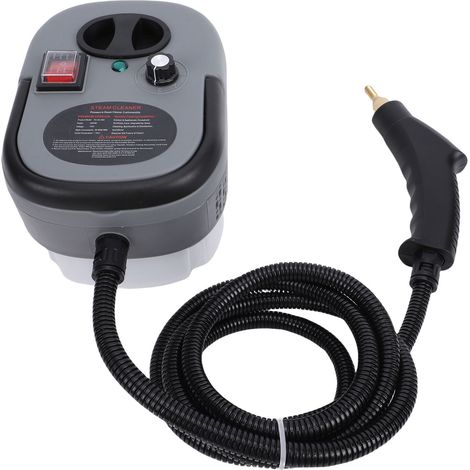Nettoyeur vapeur portable sous pression 2500 W, haute température, pour cuisine, meubles et voiture. Réservoir de 1200 ml, gris, prise US 110 V. (1/5)