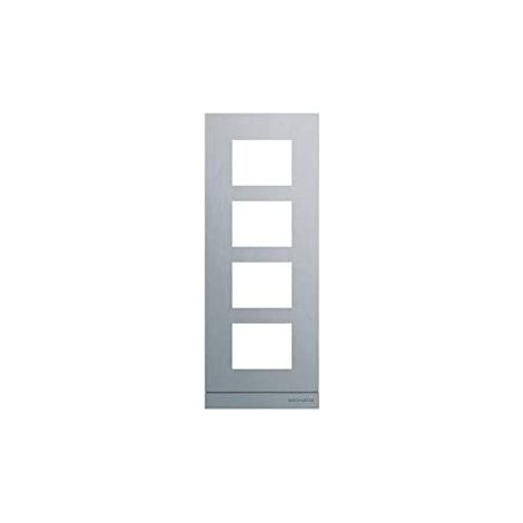 Busch-Jaeger Placca frontale Audio, 1/4, alluminio (41394CF-A-03), 2TMA200160A0034