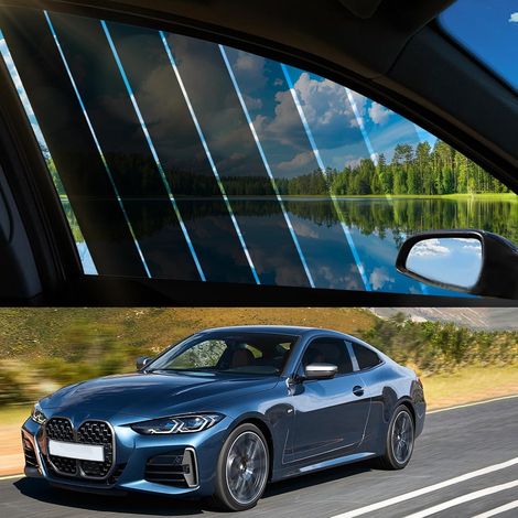 Car Tint Film, Self-Adhesive Windshield Sun Protection Film, Privacy Film, UV Protection, Sun Protection, Car Window Film Resistant (1/5)