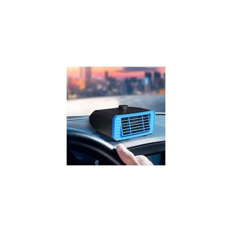 Chauffage de voiture portable 120 W, dégivreur, ventilateur de refroidissement, désembuage de vitres, 12 V, bleu (1/5)