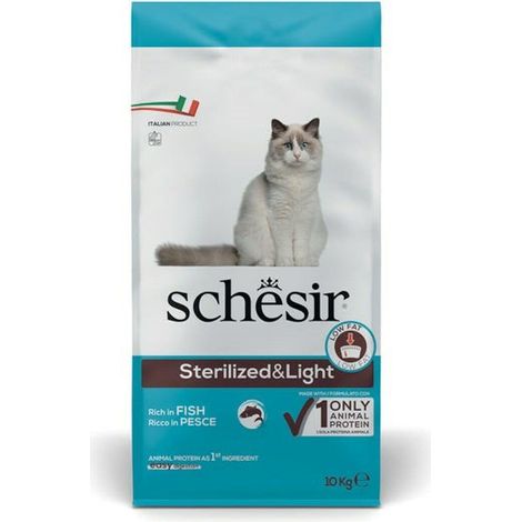 SCHESIR Esterilizado Rico en Pescado 10kg