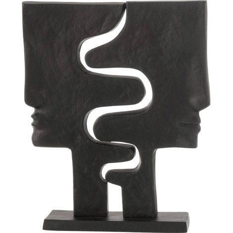 Figurine Montclare en Aluminum - Ebène (1/2)