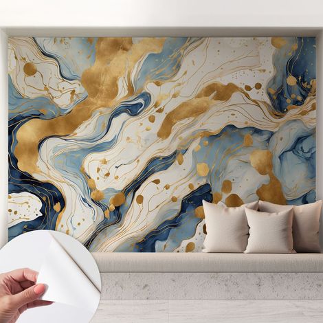 Papier peint autocollant adhésif avec imprimé motifs uniques apparence moderne Élégance abstraite 208x146 cm (1/5)